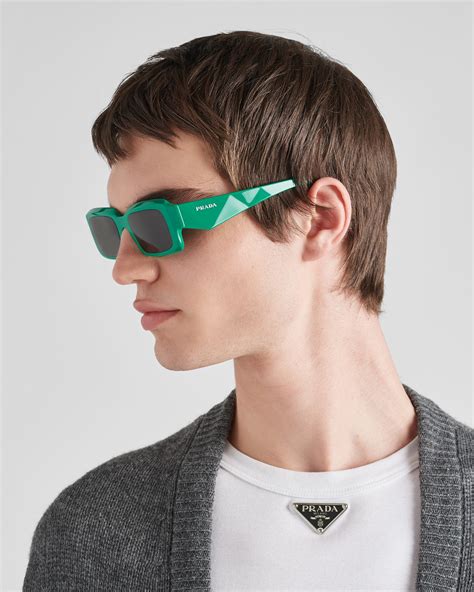 prada mens eyewear stainless steel frame|Prada symbole sunglasses men's.